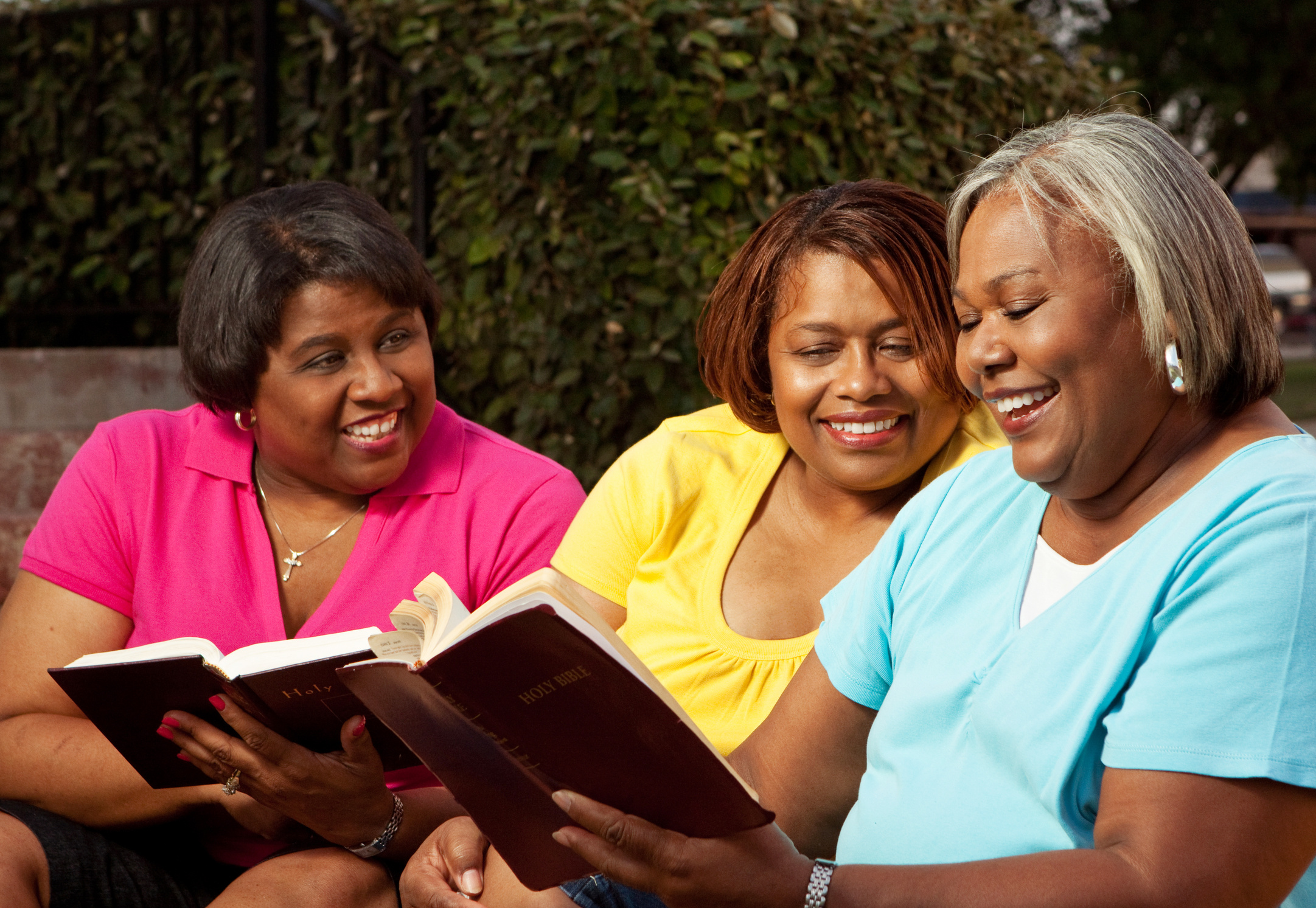 Group of Women Talking and Reading
